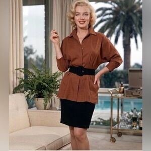 Rabbit Rabbit Rabbit
Vintage Rabbit Designs
Tailored Style Rust Dress NWOT